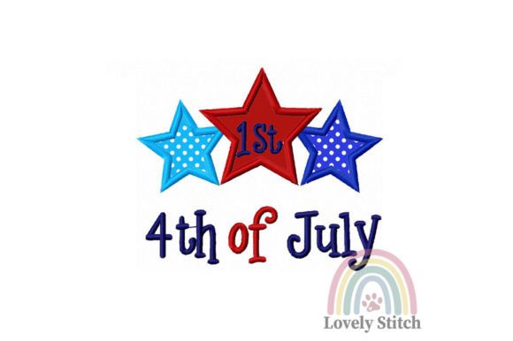 4th of July Embroidery Design Review