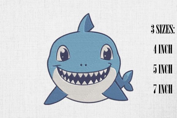 Cute Kawaii Shark Embroidery Review