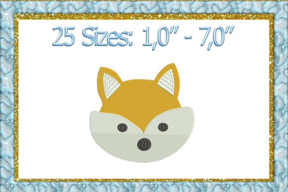 Fox Embroidery Design for Personalized Gifts