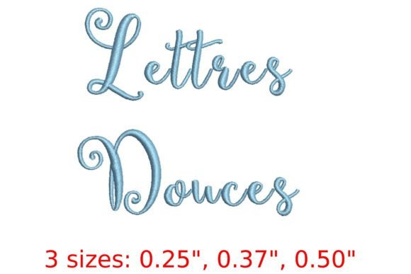 Lettres Douces Embroidery Font Review