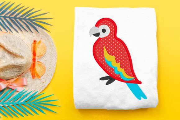 Parrot Applique Embroidery