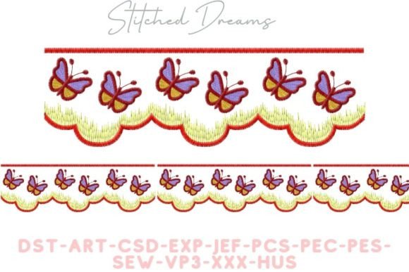 Review: Embroidery Borders with Butterflies for Boutique Apparel