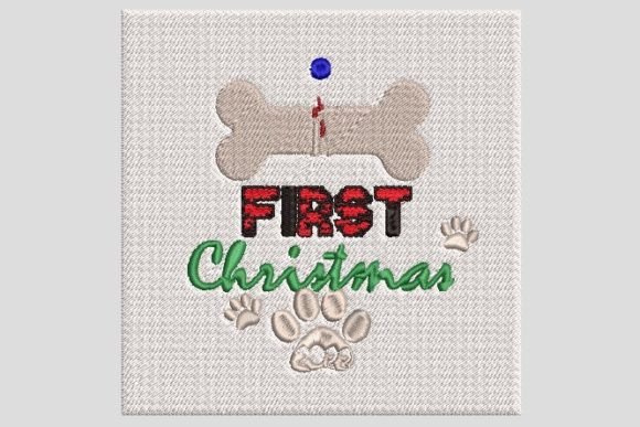 The First Christmas of Dog Embroidery Review