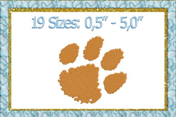 Tiger Paw Print Machine Embroidery Design Review